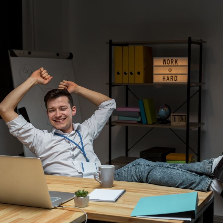 portrait-adult-male-enjoying-remote-work